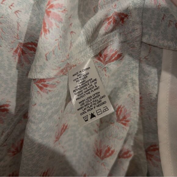 NWT Hill House Green Trailing Vine The Mirabel Skirt Multi Crepe Wrap Skirt XL - Picture 12 of 12